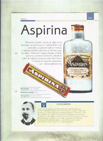 Aspirina:  son 4 paginas y 