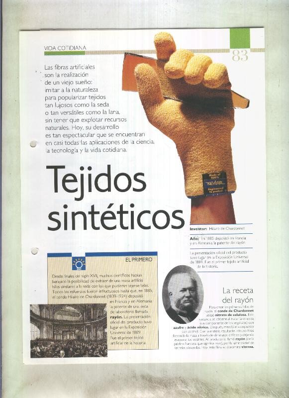 Tejidos sinteticos:  son 4 paginas y 