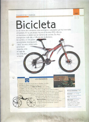 Bicicleta:  son 4 paginas y 