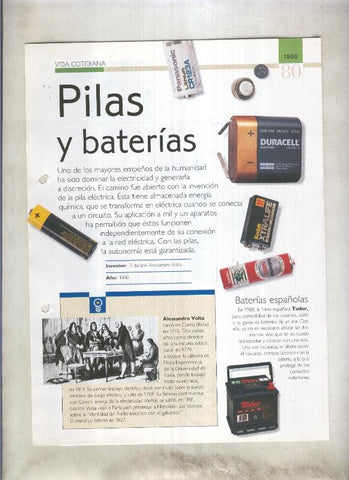 Pilas y baterias:  son 4 paginas y 