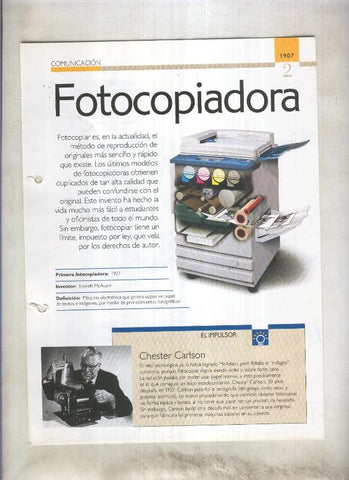 Fotocopiadoras  son 4 paginas y 