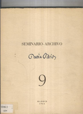 Seminario archivo 09: Ruben Dario