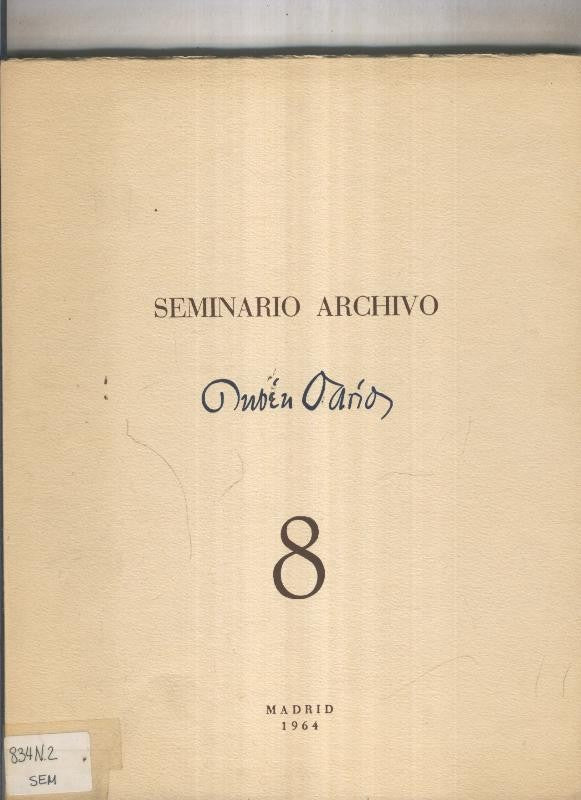 Seminario archivo 08: Ruben Dario