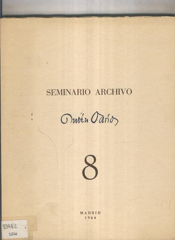 Seminario archivo 08: Ruben Dario