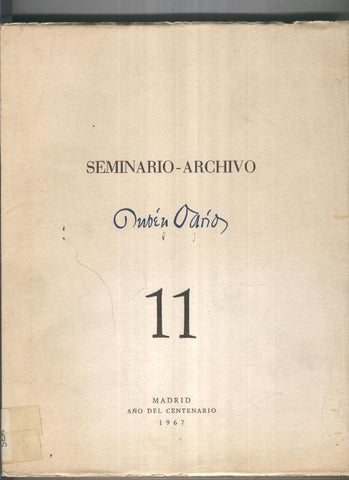 Seminario archivo 11: Ruben Dario