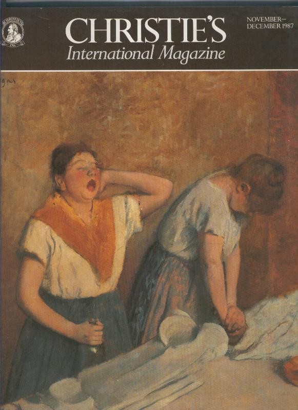 Christie s. International Magazine november december 1987
