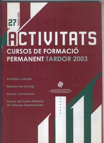 Activitats numero 27