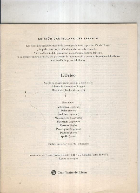 L Orfeo