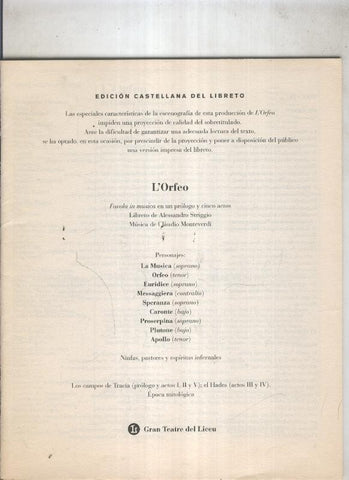 L Orfeo
