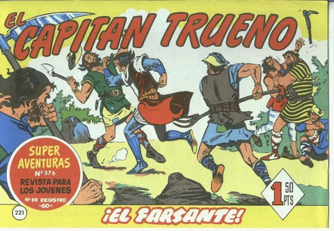 El Capitan trueno facsimil numero 221: El farsante
