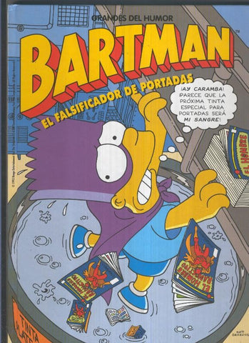 Grandes del humor numero 14: Bartman: el falsificador de portadas