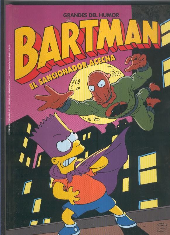 Grandes del humor numero 15: Bartman: el sancionador acecha