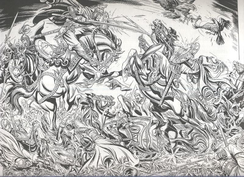 Lamina de Burne Hogarth (plate One)