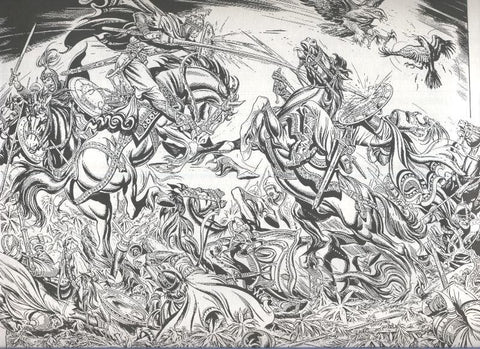 Lamina de Burne Hogarth (plate One)