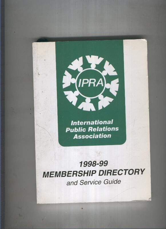 International Public Relations Association. º998-99 Membership