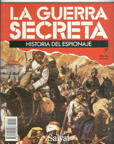 La Guerra Secreta: Historia del Espionaje numero 017, foto en trasera de ametralladora Maxim Mod 1908