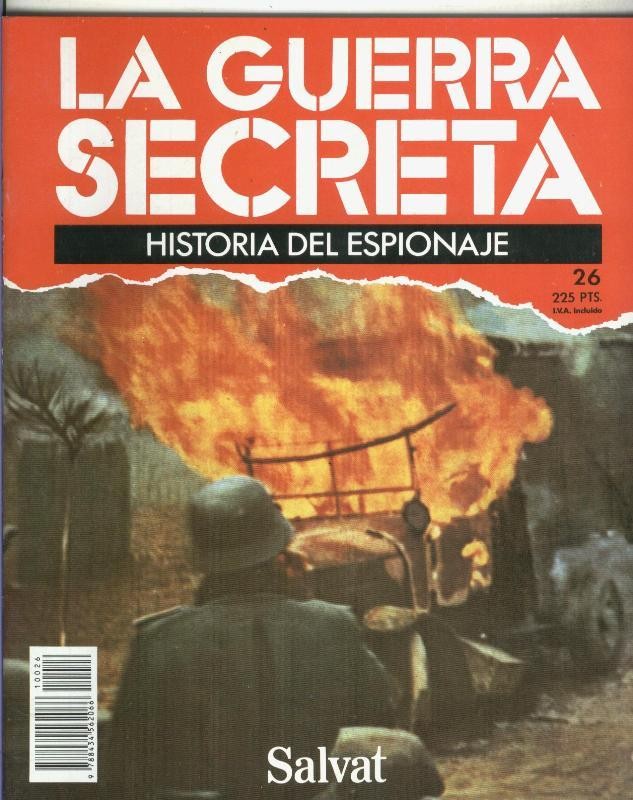 La Guerra Secreta: Historia del Espionaje numero 026, foto en trasera de carro de comabte ligero Renault