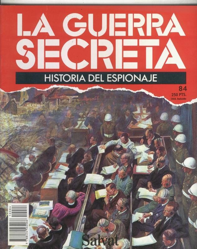 La Guerra Secreta: Historia del Espionaje numero 084, en la trasera foto de