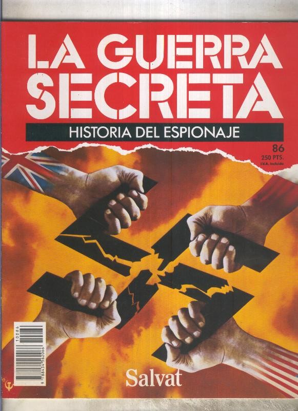 La Guerra Secreta: Historia del Espionaje numero 086, en la trasera foto de