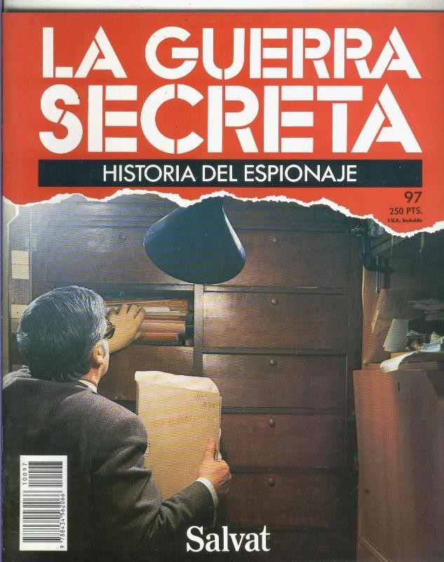 La Guerra Secreta: Historia del Espionaje numero 097, trasera en blanco sin nada adicional