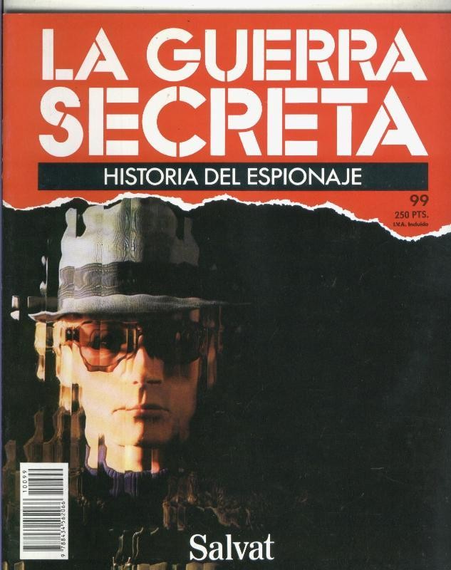 La Guerra Secreta: Historia del Espionaje numero 099, trasera en blanco sin nada adicional