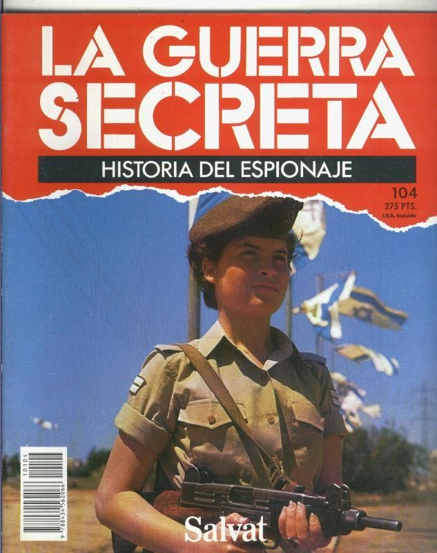 La Guerra Secreta: Historia del Espionaje numero 104, trasera en blanco sin nada adicional