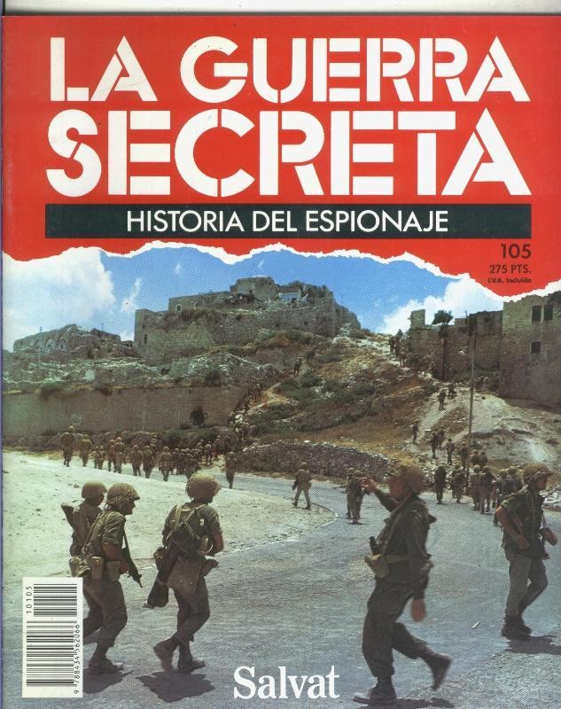 La Guerra Secreta: Historia del Espionaje numero 105, trasera en blanco sin nada adicional