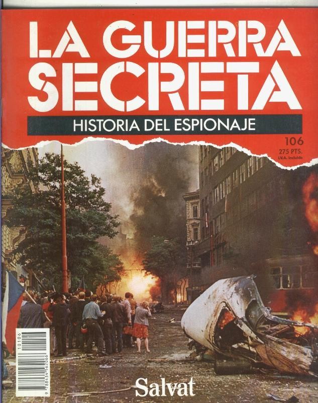 La Guerra Secreta: Historia del Espionaje numero 106, trasera en blanco sin nada adicional