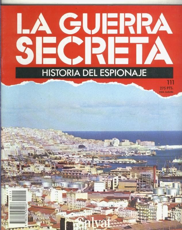 La Guerra Secreta: Historia del Espionaje numero 111, trasera en blanco sin nada adicional