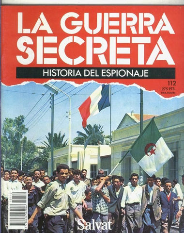 La Guerra Secreta: Historia del Espionaje numero 112, trasera en blanco sin nada adicional