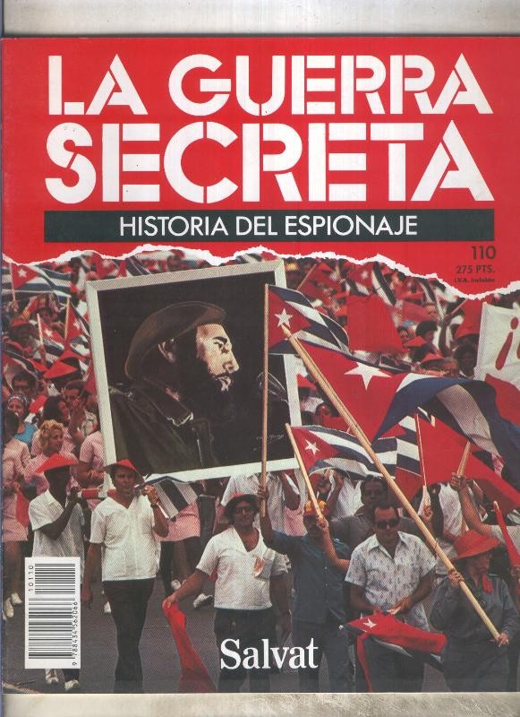 La Guerra Secreta: Historia del Espionaje numero 110, trasera en blanco sin nada adicional