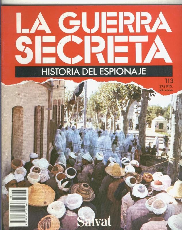 La Guerra Secreta: Historia del Espionaje numero 113, trasera en blanco sin nada adicional