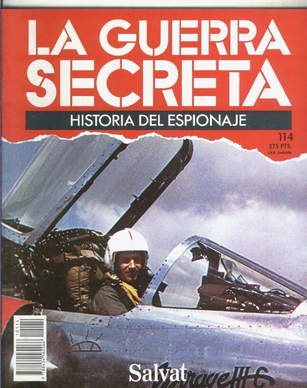 La Guerra Secreta: Historia del Espionaje numero 114, trasera en blanco sin nada adicional