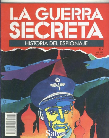 La Guerra Secreta: Historia del Espionaje numero 117, trasera en blanco sin nada adicional