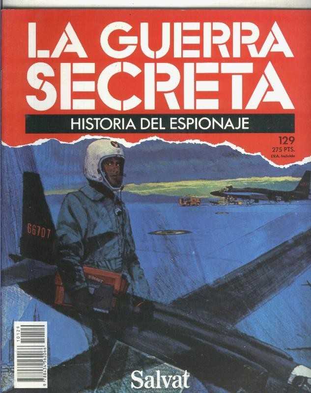 La Guerra Secreta: Historia del Espionaje numero 129, trasera en blanco sin nada adicional