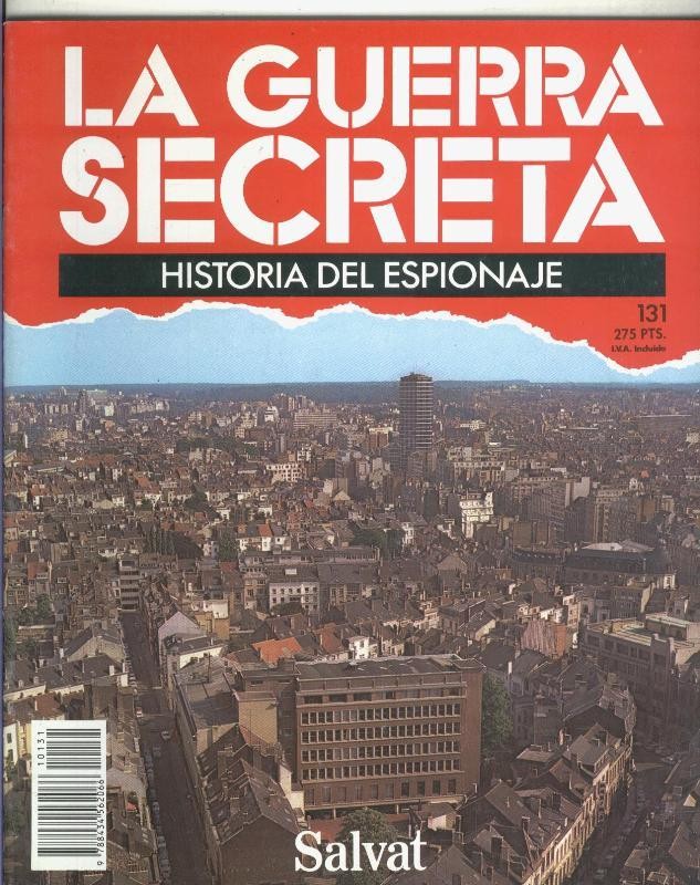 La Guerra Secreta: Historia del Espionaje numero 131, trasera en blanco sin nada adicional