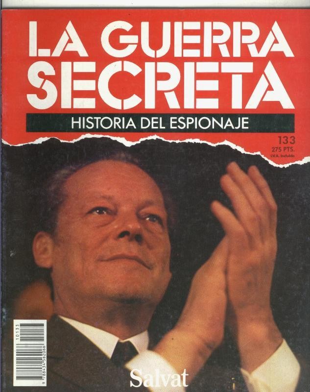 La Guerra Secreta: Historia del Espionaje numero 133, trasera en blanco sin nada adicional