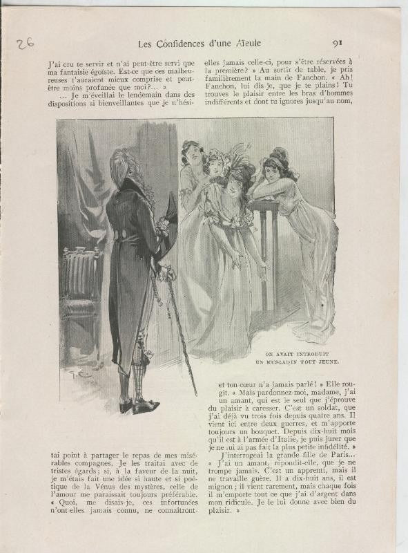 Les confidences d,une Aieule de Abel Hermant lamina 26