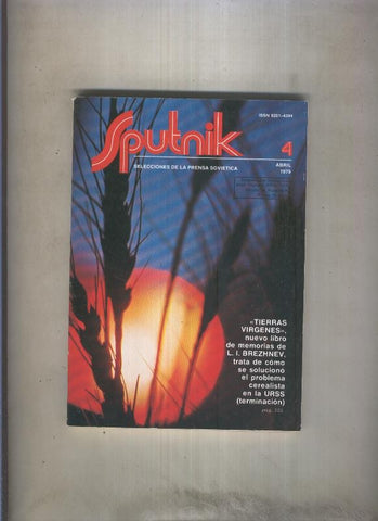 Sputnik. Selecciones de la prensa Sovietica numero 04. abril 1979