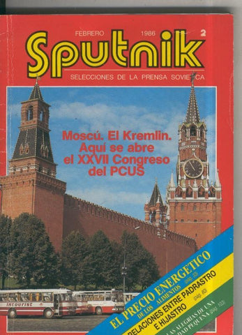 Sputnik. Selecciones de la prensa Sovietica numero 02. febrero 1986