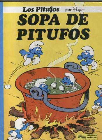 Los Pitufos: sopa de pitufos