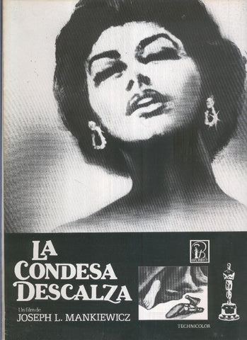 Caratula cine: La condesa descalza (Humphrey Bogart-Avda Gardner