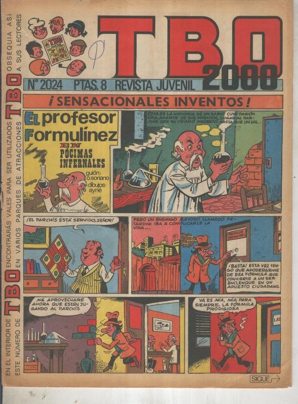 TBO 2000 numero 2024: El profesor Formulinez (ayne)