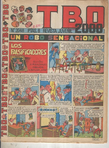 TBO 2000 numero 2048: Los falsificadores (Batllori) (numerado 1 en trasera)