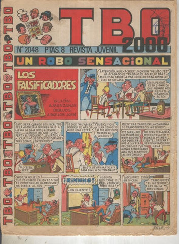 TBO 2000 numero 2048: Los falsificadores (Batllori) (numerado 3 en trasera)