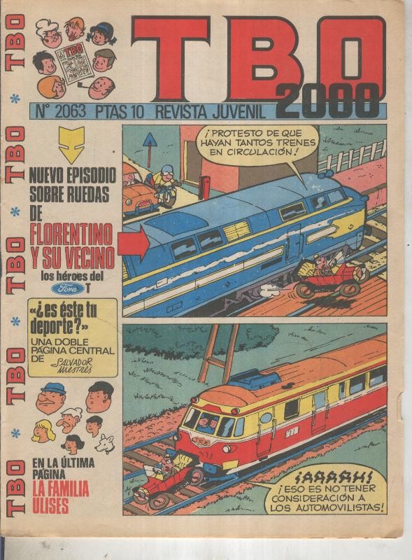 TBO 2000 numero 2063: Ford T (Tillieux), numerado 1 en trasera)