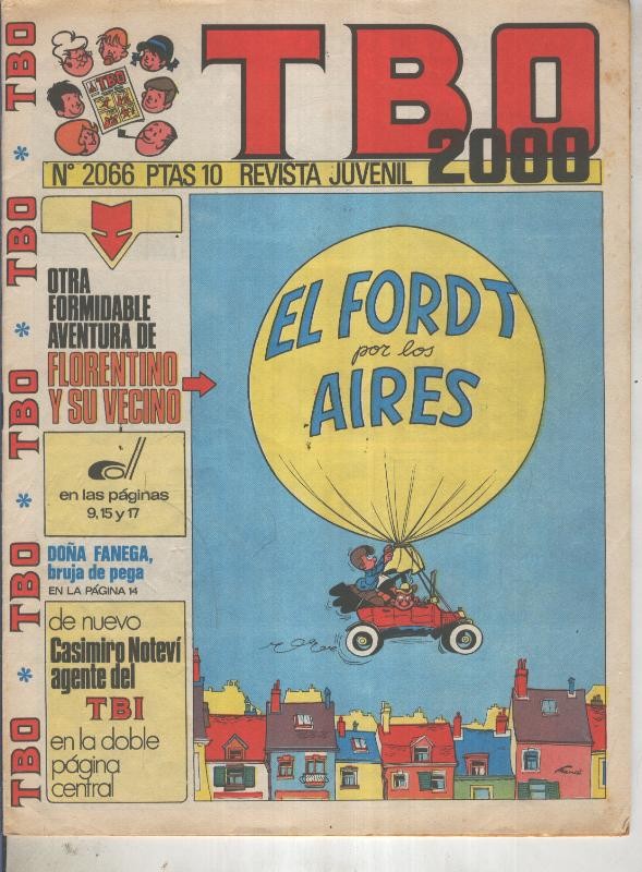 TBO 2000 numero 2066: Ford T (Tillieux) (numerado 3 en trasera)