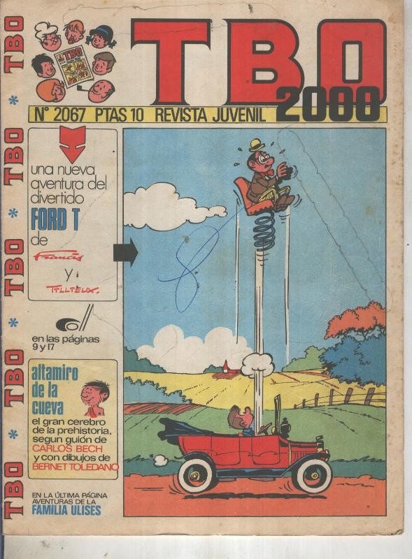 TBO 2000 numero 2067: Ford T (Tillieux) (numerado 1 en trasera)
