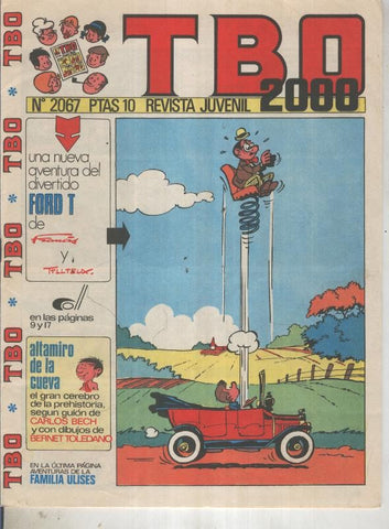 TBO 2000 numero 2067: Ford T (Tillieux) (numerado 3 en trasera)