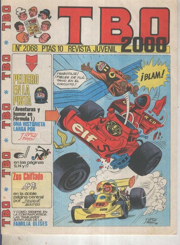 TBO 2000 numero 2068: Formula I (Lopez Ramon) (numerado 1 en trasera)